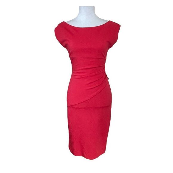 Diane von Furstenberg Jori Dress Red Size 4 - Picture 1 of 15
